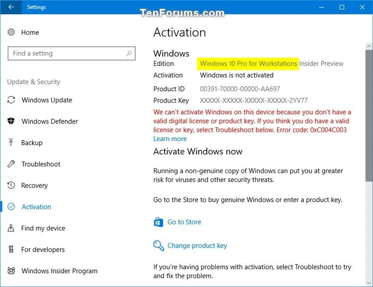 Windows 10 Pro（专业版）一键升级 Windows 10 Pro for Workstations（专业工作站版）