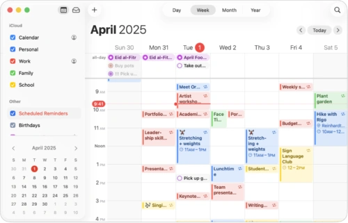 macOS 日历