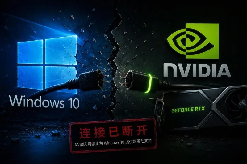 NVIDIA 停止更新倒计时:Windows 10 用户只剩最后两个月